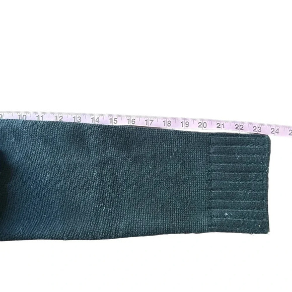 Talbots Wool Blend Open Cardigan Black Size Large - Picture 9 of 9